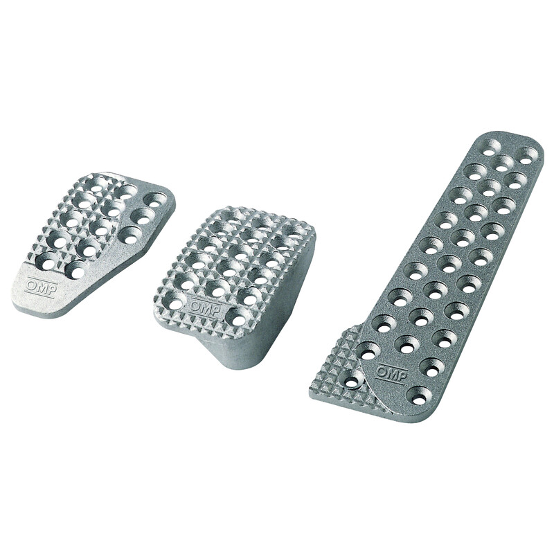 Pédales OMP Pro en Aluminium, Accélérateur Long