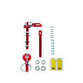 Attaches Capot OMP Basique en Aluminium