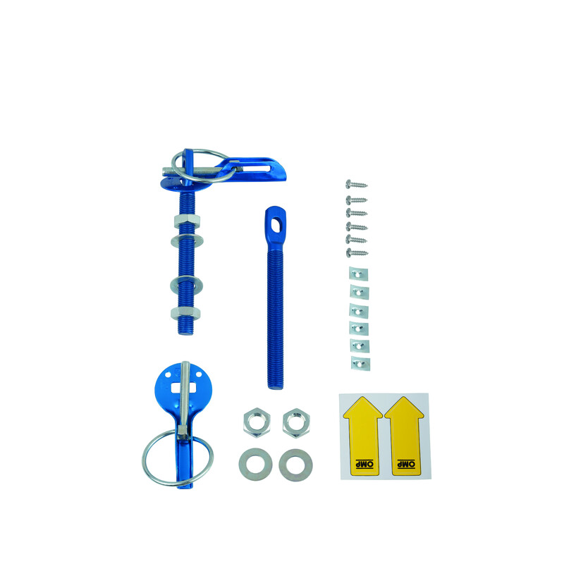 Attaches Capot OMP Basique en Aluminium