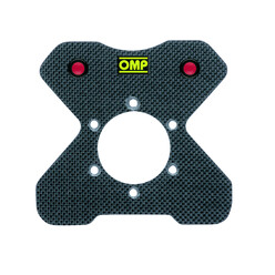 Platine de Volant OMP 4 Boutons en Carbone