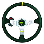 Platine de Volant OMP 2 Boutons en Carbone