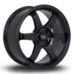 Jante Rota Grid 17x8" 4x100 ET35, Noir Brillant