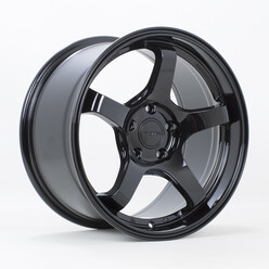 Jante Rota RT5 17x9" 5x114.3 ET35, Noir Brillant