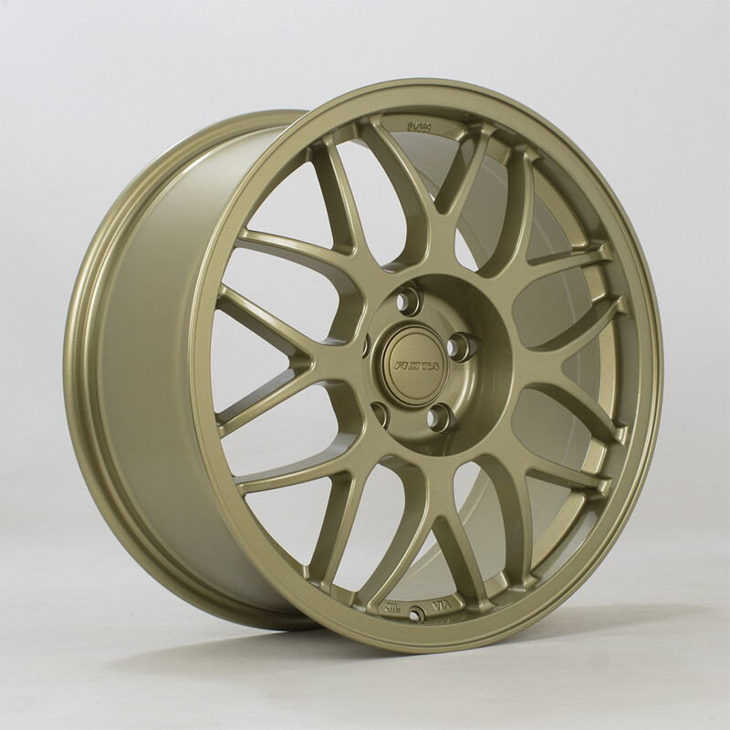 Jante Rota Formula B 18x8.5" 5x114.3 ET44, Dorée
