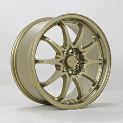 Jante Rota Fighter 17x8" 5x100/114.3 ET48, Dorée