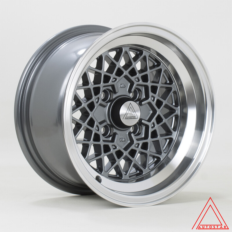 Jante Autostar Kyoshu 13x7" 4x101.6 ET-7, Gunmetal