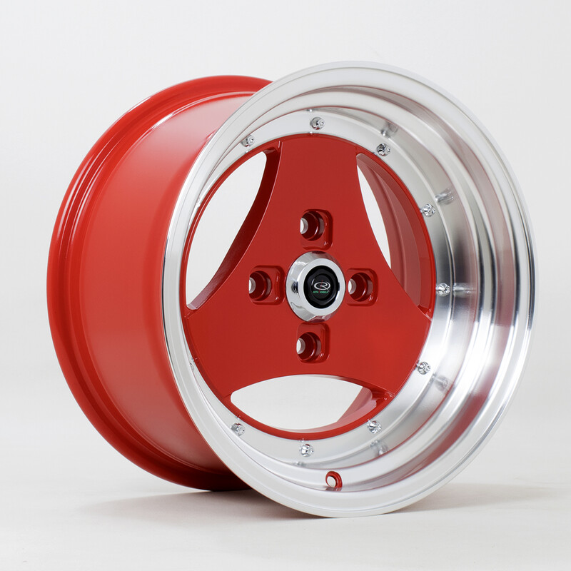 Jante Rota Triad 15x8" 4x114.3 ET0, Rouge