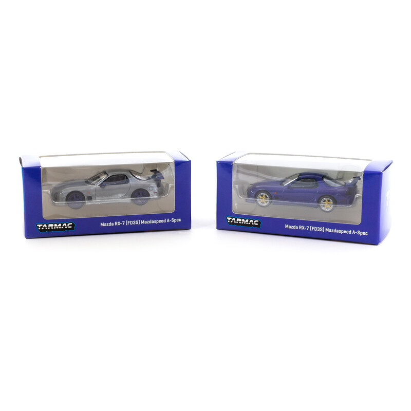 Tarmac Works 1/64 - Mazda RX-7 FD3S Mazdaspeed A-Spec | Innocent Blue Mica