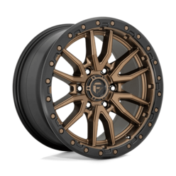 Fuel D681 Rebel 17x9" 5x127 ET01, Bronze Mat, Cerclage Noir