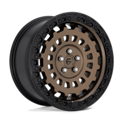 Fuel D634 Zephyr 17x8" 5x100 ET38, Bronze Mat, Cerclage Noir