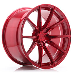Concaver CVR4 20x9.5" (5 trous - sur mesure) ET22-44, Rouge Candy