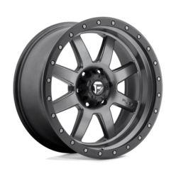 Fuel D552 Trophy 17x8.5" 6x139.7 ET06, Gunmetal Mat, Cerclage Noir