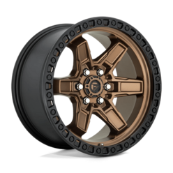 Fuel D699 Kicker 17x9" 6x114.3 ET12, Bronze Mat, Cerclage Noir