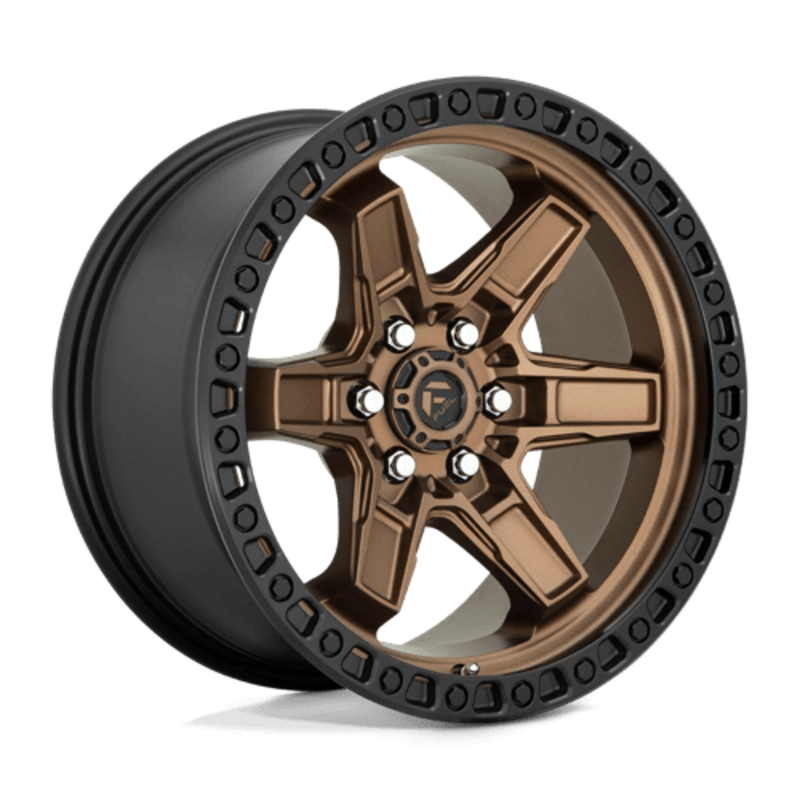Fuel D699 Kicker 17x9" 6x114.3 ET12, Bronze Mat, Cerclage Noir