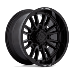 Fuel D760 Clash 20x10" 8x165.1 ET-18, Noir Brillant