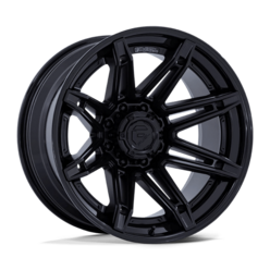 Fuel FC401 Brawl 22x10" 6x135 ET-18, Noir Mat, Rebord Brillant