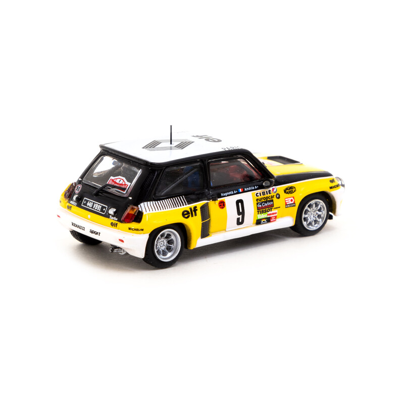 Tarmac Works 1/64 - Renault 5 Turbo | Monte Carlo Rally 1981 Winner