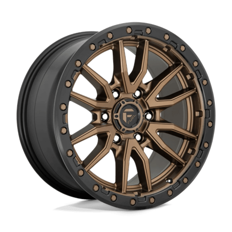 Fuel D681 Rebel 20x9" 5x127 ET20, Bronze Mat, Cerclage Noir