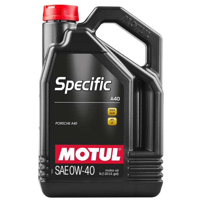 5L Huile Motul 0W40 Specific A40 (Porsche)