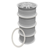 Anneau Protecteur de Jante en Plastique 14"