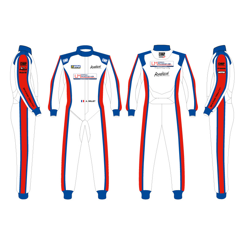 Combinaison OMP ONE-S (FIA) - Exemple de Personnalisation