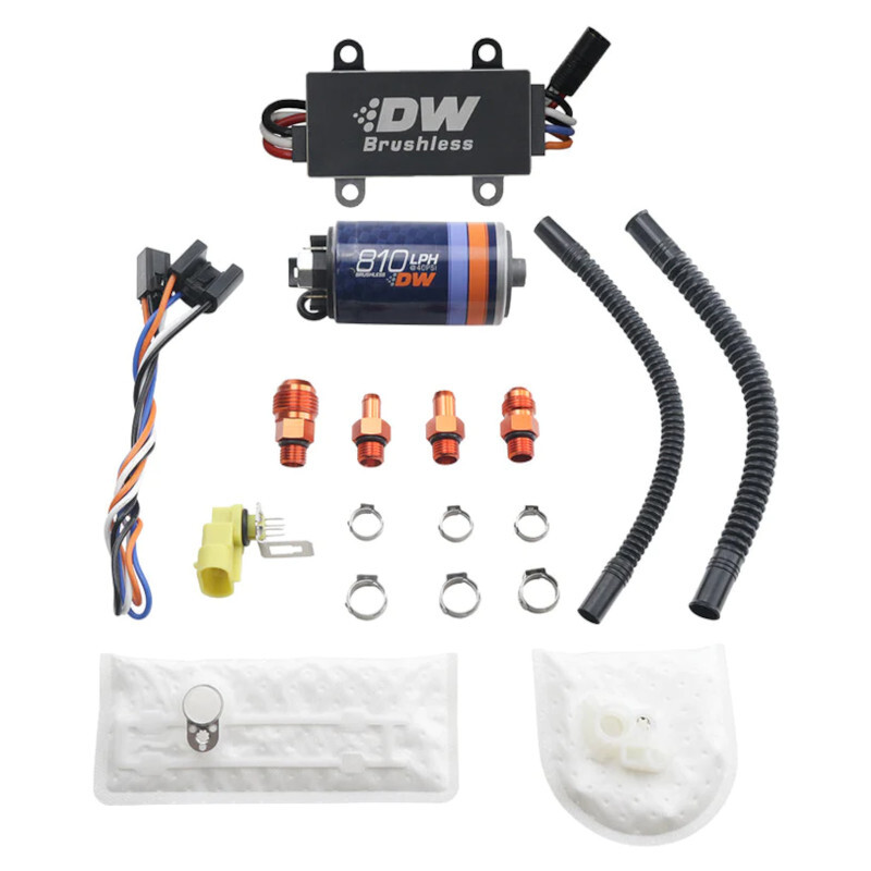 Kit Pompe à Essence Deatschwerks DW810 810 L/h E85 avec Contrôleur C105