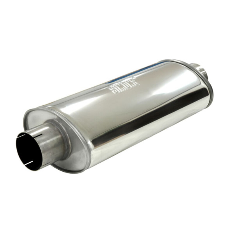 Silencieux d'Echappement Simons Ovale Grand en Inox