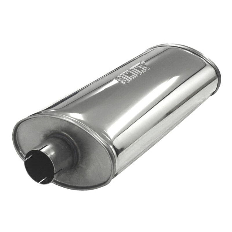 Silencieux d'Echappement Simons Ovale Heavy en Inox