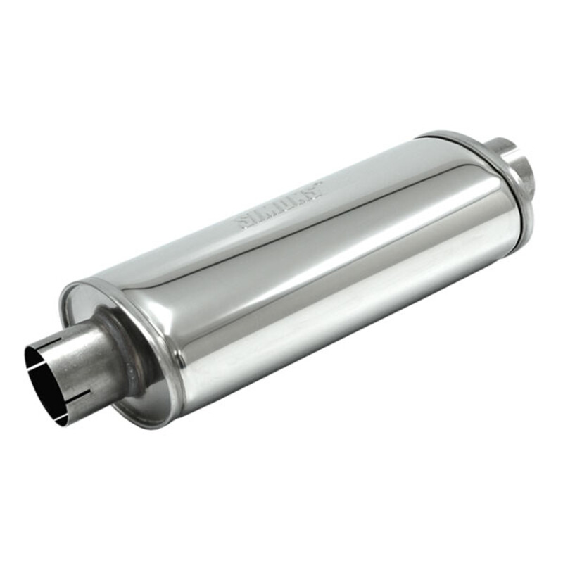 Silencieux d'Echappement Simons Ovale Turboplus en Inox
