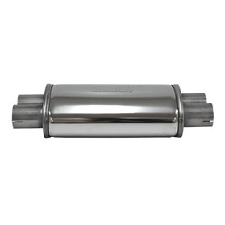 Silencieux d'Echappement Simons Ovale Duo en Inox