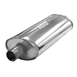 Silencieux d'Echappement Simons Ovale Big en Inox
