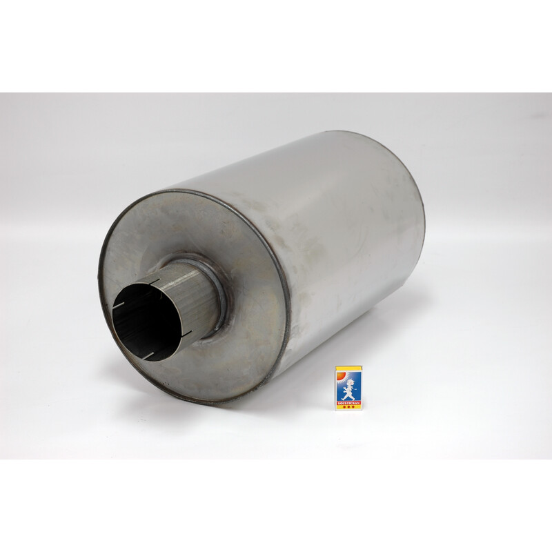 Silencieux d'Echappement Simons Rond Turbo en Inox