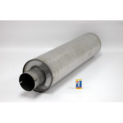 Silencieux d'Echappement Simons Rond en Inox