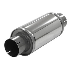 Silencieux d'Echappement Simons Rond Turbonett en Inox