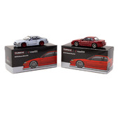 Tarmac Works 1/64 - Nissan Silvia S13 Vertex | Rouge Métallique
