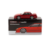 Tarmac Works 1/64 - Nissan Silvia S13 Vertex | Rouge Métallique