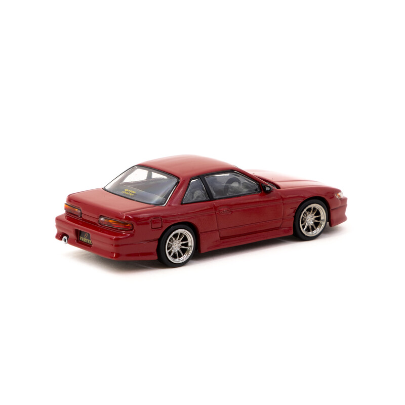 Tarmac Works 1/64 - Nissan Silvia S13 Vertex | Rouge Métallique