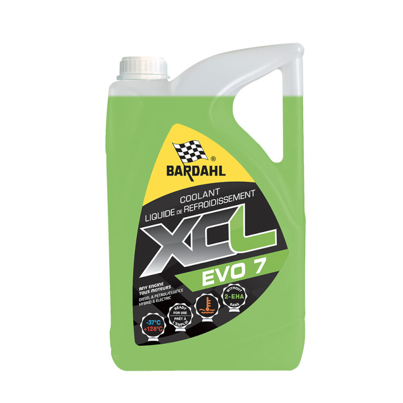 5L Liquide de Refroidissement Bardahl XCL Evo 7 -37°C (BMW, Ford, Mercedes, Toyota, VW...)