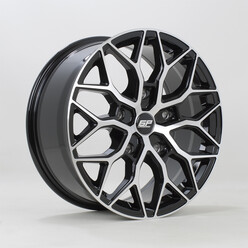 Rota Loaded05 18x8" 5x160 ET50, Noir Brillant, Branches Polies