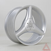 Autostar MP3 17x8" 4x100/108 ET30, Gris Argenté