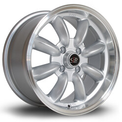 Rota RB 15x7" 4x100 ET30, Gris Argenté
