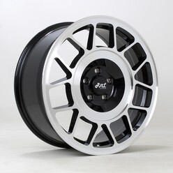 Rota Snowflake 19x8.5" 5x112 ET45, Gris Argenté & Noir