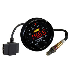 Analyseur de Richesse AEM X-Series OBDII (Mano AFR + Sonde O2 Wideband)