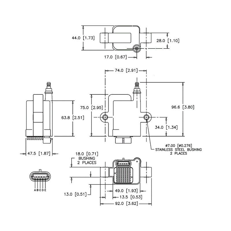 Bobine d'Allumage "Smart" Haut Rendement AEM