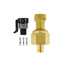 Kit Capteur de Pression de Fluide 7 bar (Huile, Carburant...) AEM en Laiton