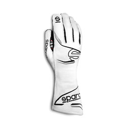 Gants Sparco Arrow+ Blancs & Noirs (FIA)