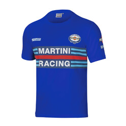 T-Shirt Sparco Martini Racing Replica Bleu Clair