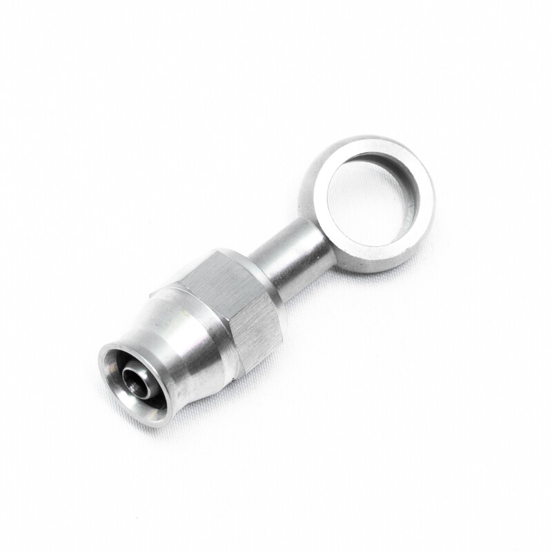 Banjo Femelle Coudé 20° pour Durite Dash 4 (Ø11.2 mm)