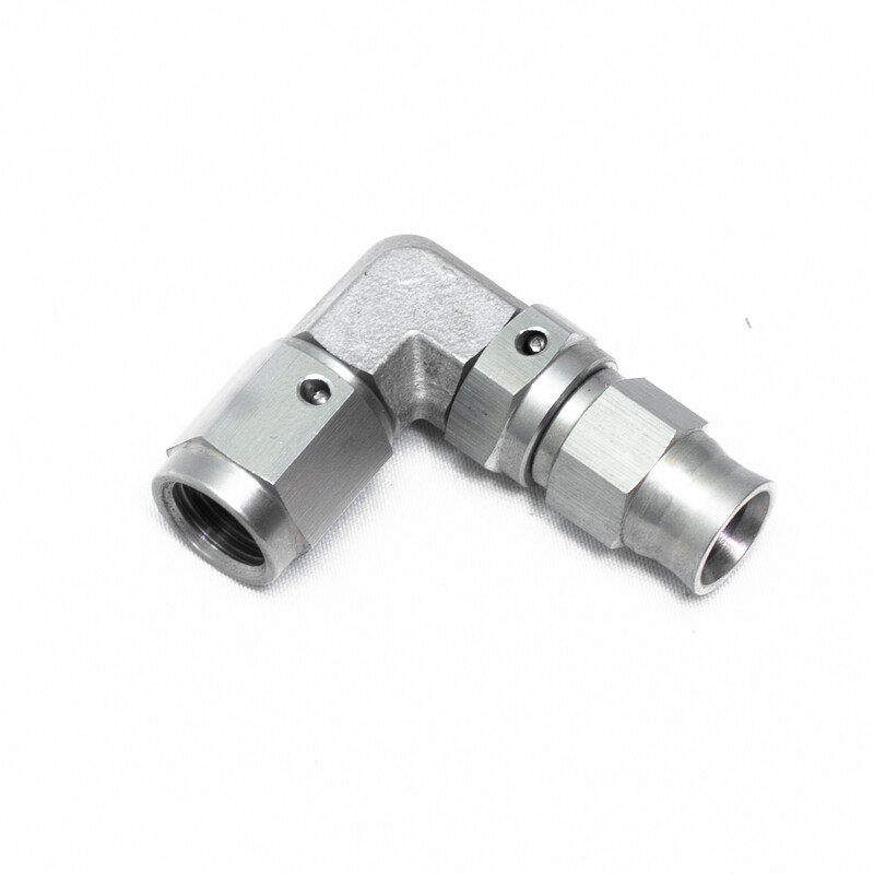 Raccord Coudé 90° Femelle M10x1.25 pour Durite Dash 3