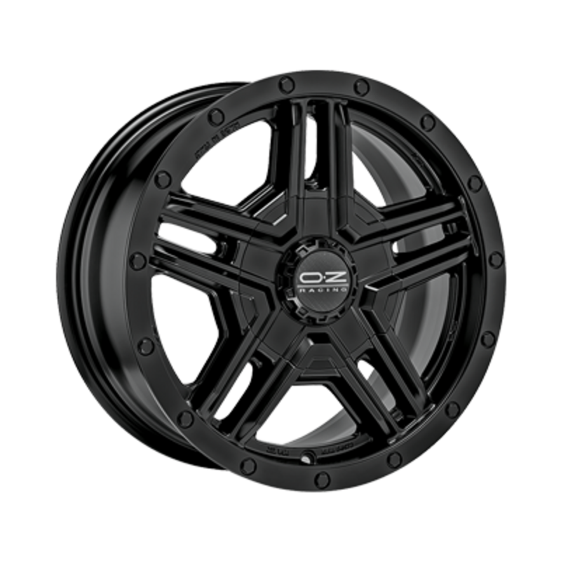 OZ Rally Adventure 17x8" 5x160 ET45, Noir Mat / Satiné